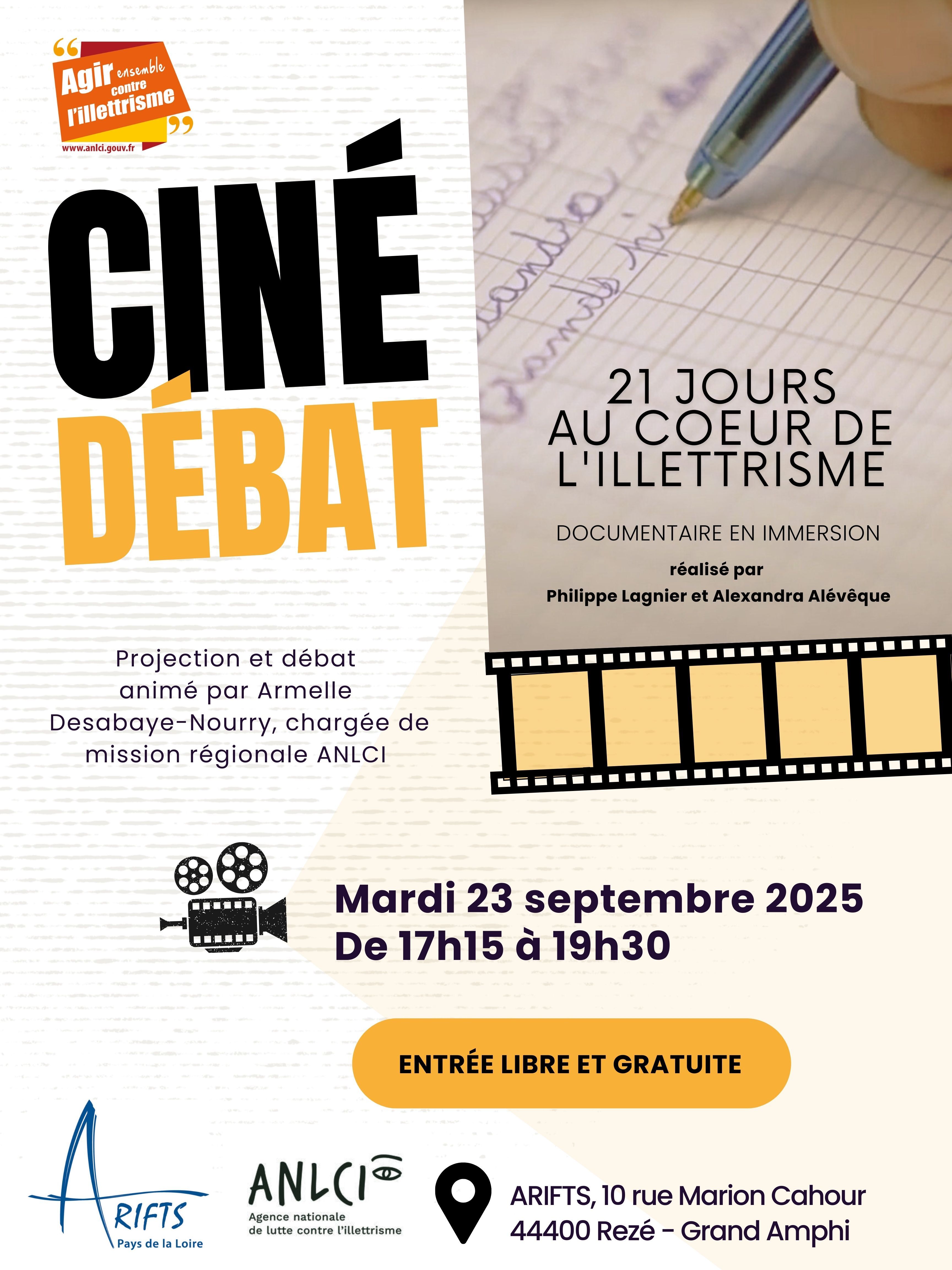 Affiche Ciné-Débat 2025