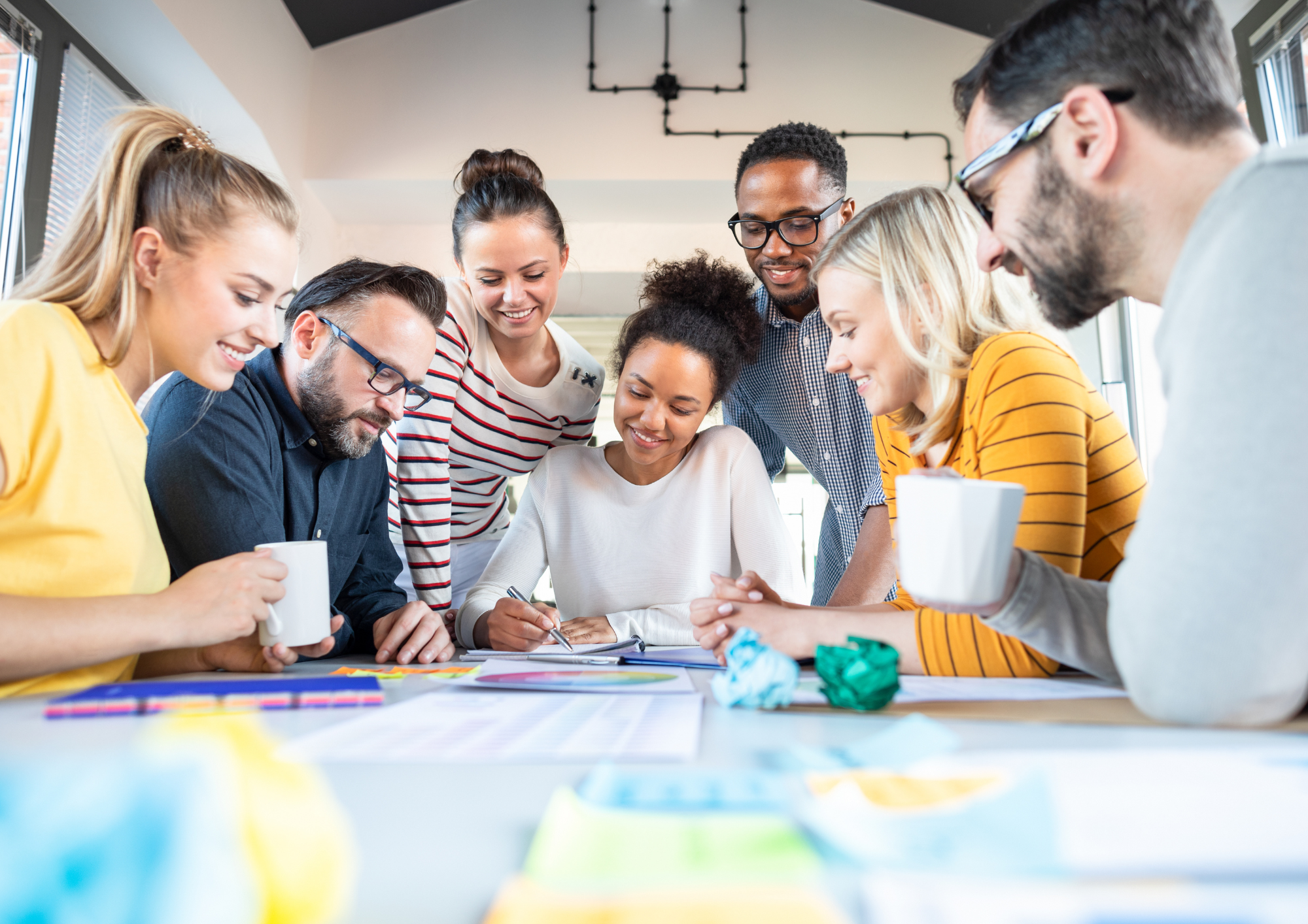 Colorful Playful Illustrated English Course for Children Double-Sided Poster (A3 Landscape)